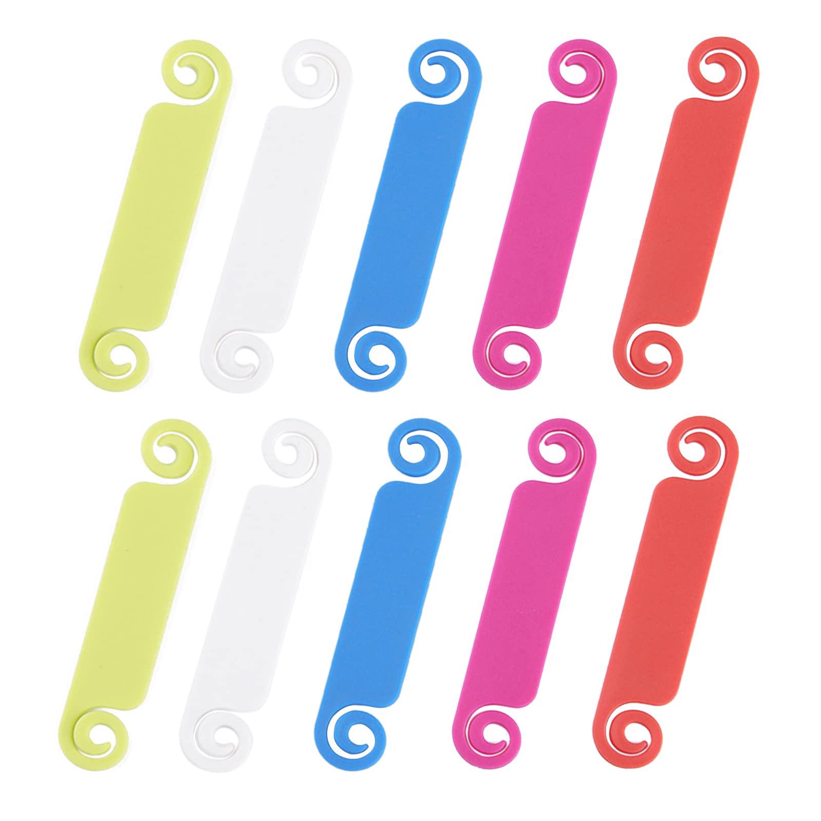 Amazon | ケーブルタグ 5色 10個セット ネームタグ ラベル 配線識別